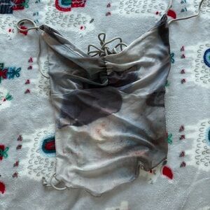 SHEIN mesh women’s tie top